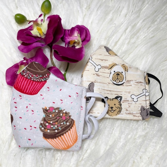 Other - 2/$15 Kids Handmade Face Mask